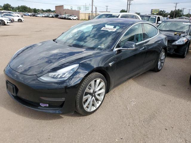 5YJ3E1EAXJF176319 - 2018 TESLA MODEL 3 BLACK photo 1