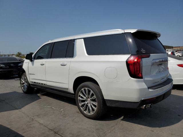 1GKS2JKL3MR156877 - 2021 GMC YUKON XL DENALI WHITE photo 2