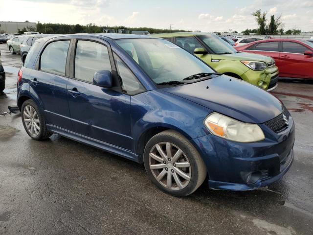 JS2YA5A54B6300671 - 2011 SUZUKI SX4 BLUE photo 4