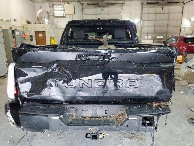 5TFNA5DB1PX076453 - 2023 TOYOTA TUNDRA CREWMAX PLATINUM Schwarz Foto 6