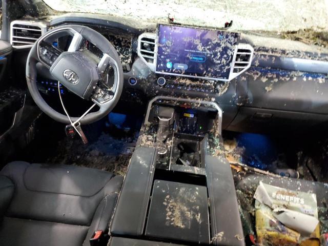 5TFNA5DB1PX076453 - 2023 TOYOTA TUNDRA CREWMAX PLATINUM Schwarz Foto 8
