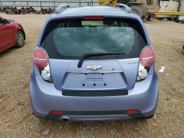 KL8CF6S99EC501736 - 2014 CHEVROLET SPARK 2LT BLUE photo 6