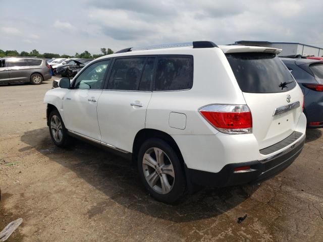 5TDDK3EH0DS257464 - 2013 TOYOTA HIGHLANDER LIMITED WHITE photo 2