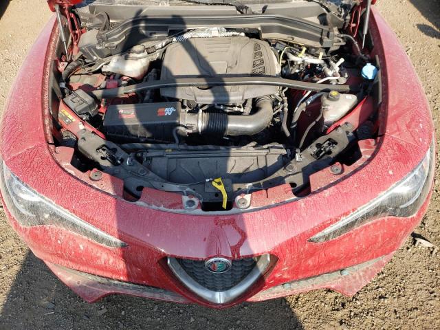 ZASFAKPN4J7B87523 - 2018 ALFA ROMEO STELVIO SPORT წითელი ფოტო 11