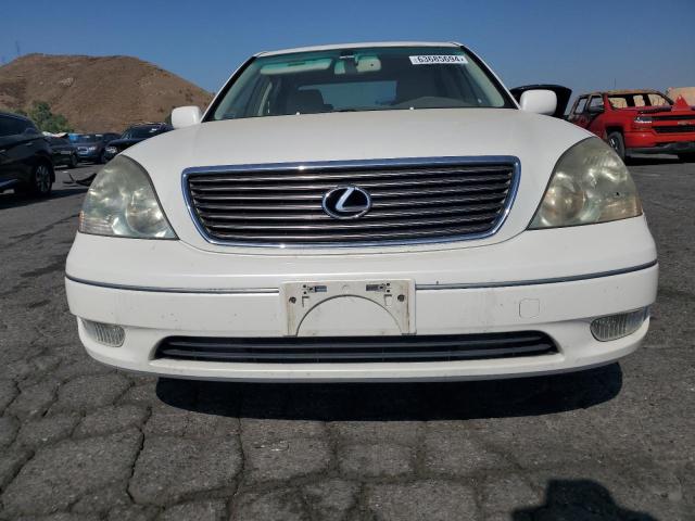 JTHBN30F910013751 - 2001 LEXUS LS 430 WHITE photo 5