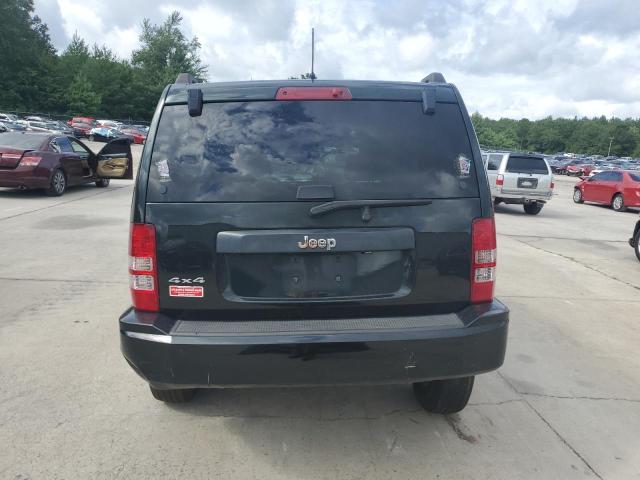 1C4PJMAK2CW145321 - 2012 JEEP LIBERTY SPORT BLACK photo 6