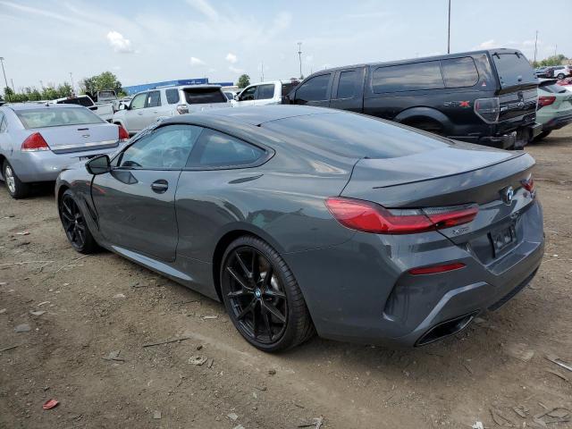 WBABC4C01MCG52701 - 2021 BMW M850XI GRAY photo 2
