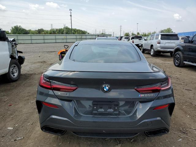 WBABC4C01MCG52701 - 2021 BMW M850XI GRAY photo 6