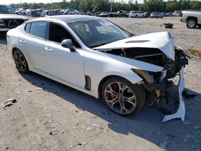 KNAE45LC7J6018262 - 2018 KIA STINGER GT1 WHITE photo 4