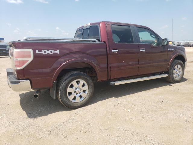 1FTFW1EVXAFB58623 - 2010 FORD F150 SUPERCREW BURGUNDY photo 3