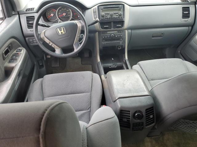 5FNYF28358B029650 - 2008 HONDA PILOT SE SILVER photo 8