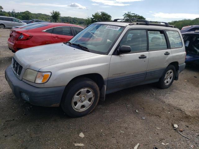 JF1SF63511G728006 - 2001 SUBARU FORESTER L SILVER photo 1