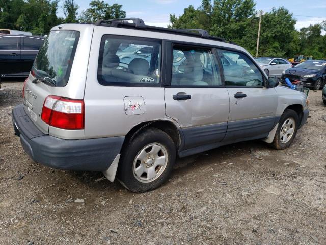 JF1SF63511G728006 - 2001 SUBARU FORESTER L SILVER photo 3