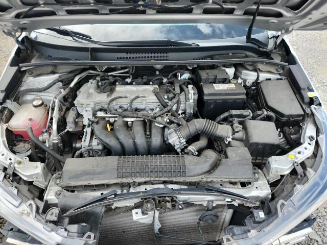 5YFEPMAE4MP257158 - 2021 TOYOTA COROLLA LE SILVER photo 11