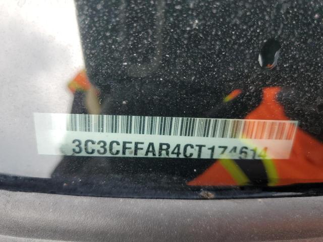 3C3CFFAR4CT174614 - 2012 FIAT 500 POP BLACK photo 12