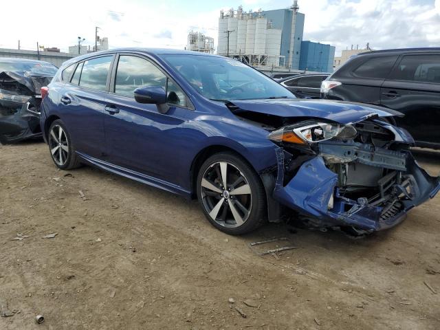 4S3GTAM62J3721754 - 2018 SUBARU IMPREZA SPORT BLUE photo 4