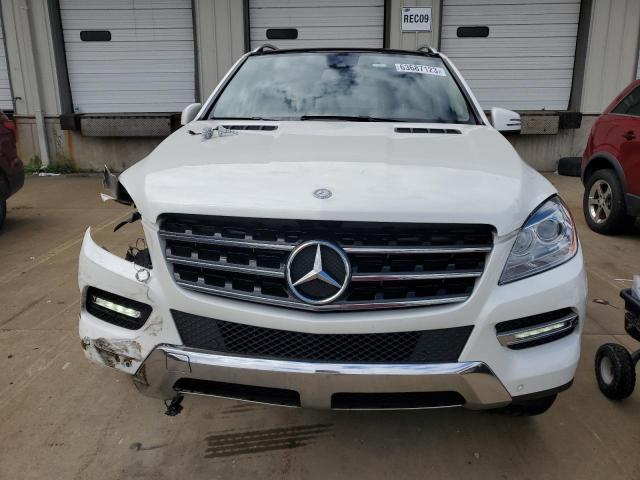 4JGDA5HB4CA034972 - 2012 MERCEDES-BENZ ML 350 4MATIC WHITE photo 5