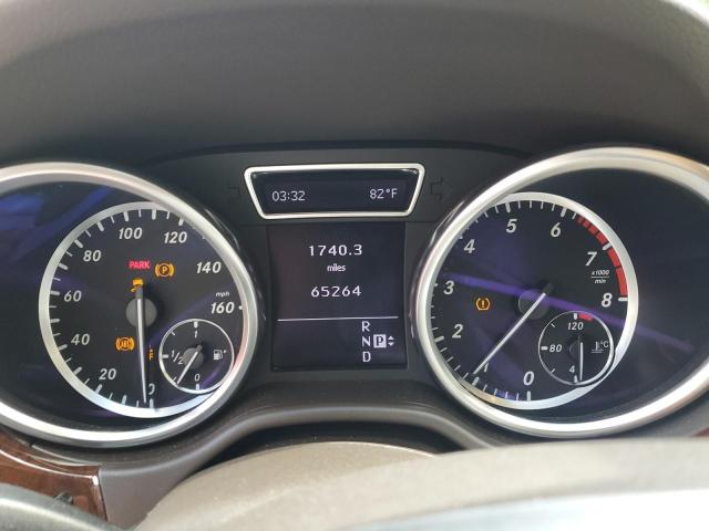 4JGDA5HB4CA034972 - 2012 MERCEDES-BENZ ML 350 4MATIC WHITE photo 9