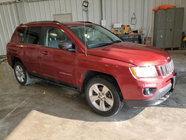 1C4NJCBB3DD283480 - 2013 JEEP COMPASS SPORT RED photo 4