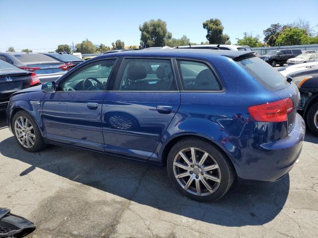 WAUKJAFM9DA021268 - 2013 AUDI A3 PREMIUM PLUS BLUE photo 2