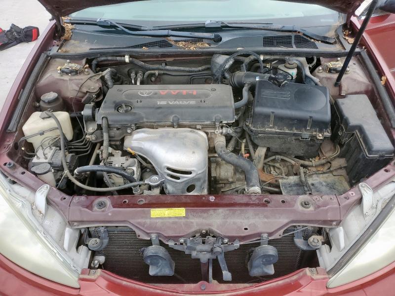 4T1BE32K83U146777 - 2003 TOYOTA CAMRY LE ბურგუნდია ფოტო 11