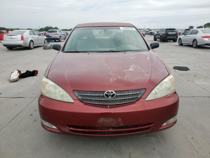 4T1BE32K83U146777 - 2003 TOYOTA CAMRY LE ბურგუნდია ფოტო 5