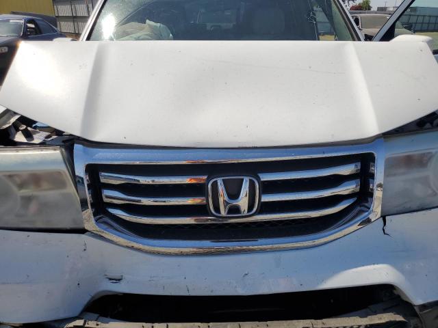 5FNYF4H43EB042980 - 2014 HONDA PILOT EX WHITE photo 12