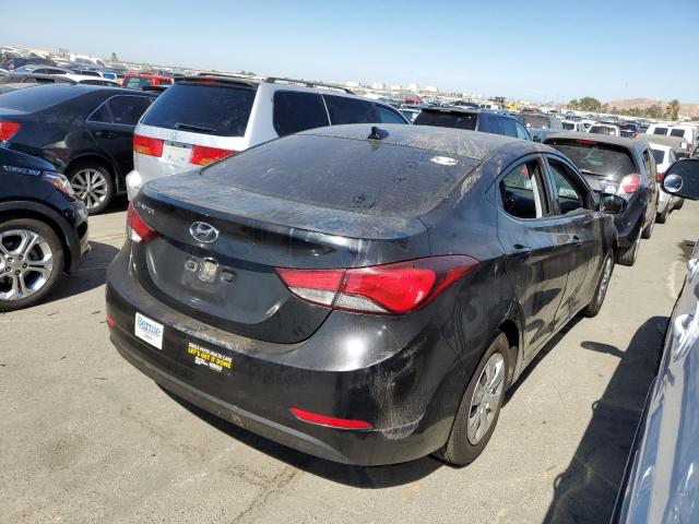 5NPDH4AEXGH784163 - 2016 HYUNDAI ELANTRA SE BLACK photo 3