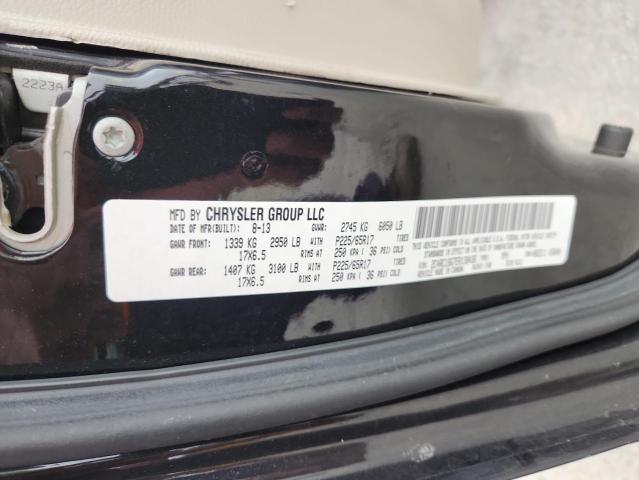 2C4RC1BG7ER138436 - 2014 CHRYSLER TOWN & COU TOURING BLACK photo 13