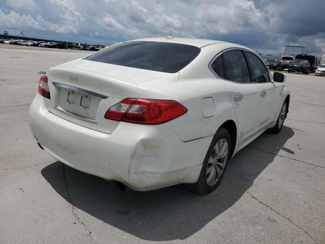 JN1BY1AR7CM394519 - 2012 INFINITI M37 X WHITE photo 3