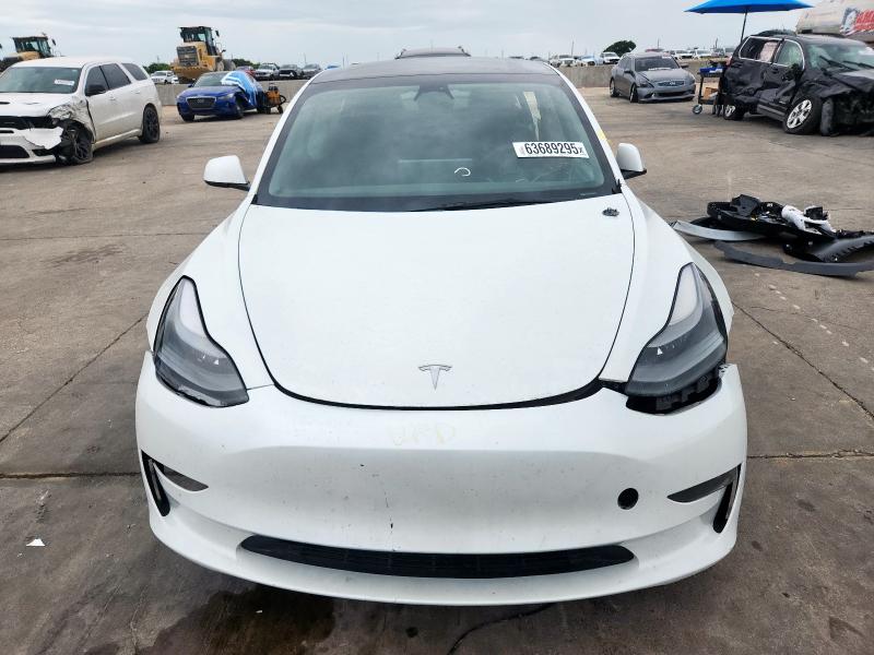 5YJ3E1EA7PF397112 - 2023 TESLA MODEL 3 白色 照片 5