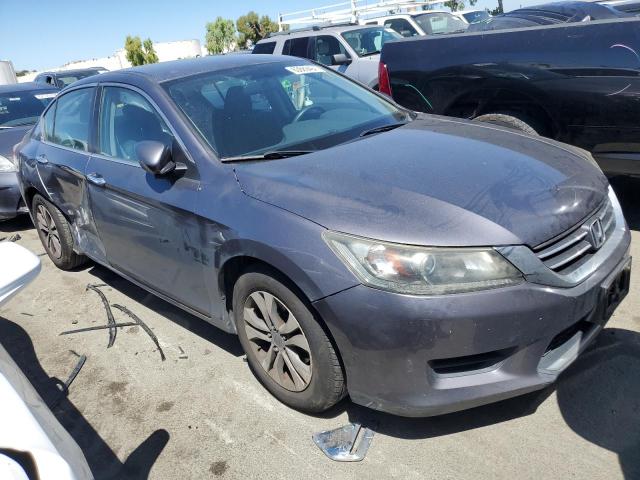 1HGCR2F35EA232516 - 2014 HONDA ACCORD LX GRAY photo 4