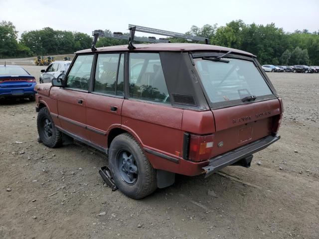 SALHV1246MA476711 - 1991 LAND ROVER RANGE ROVE BURGUNDY photo 2