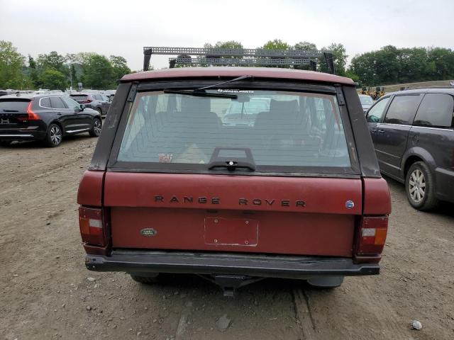 SALHV1246MA476711 - 1991 LAND ROVER RANGE ROVE BURGUNDY photo 6