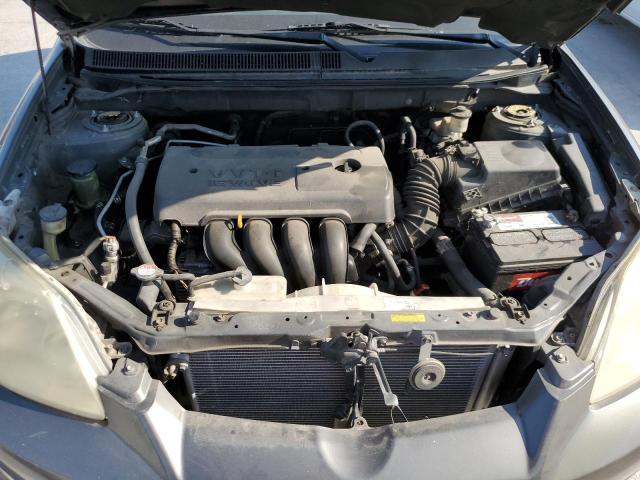 2T1KR32E37C665709 - 2007 TOYOTA COROLLA MA XR GRAY photo 11