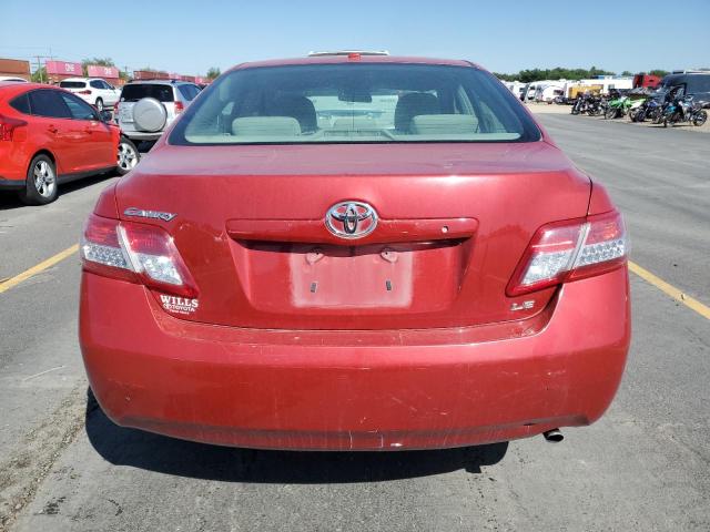 4T1BF3EK4AU109053 - 2010 TOYOTA CAMRY BASE RED photo 6
