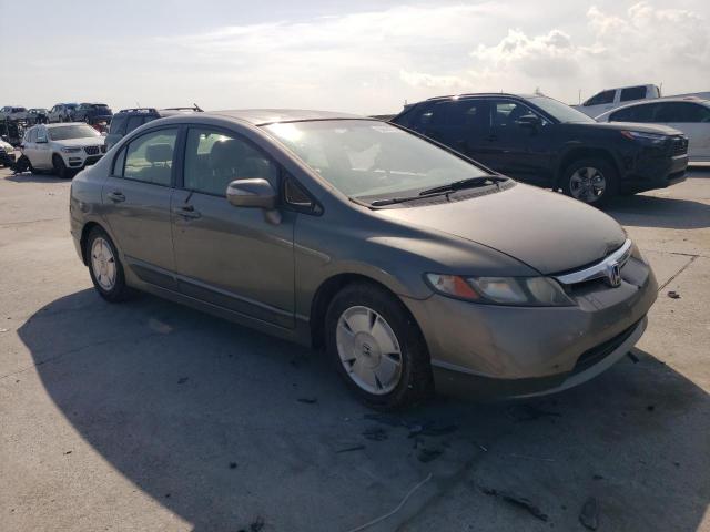 JHMFA36237S001576 - 2007 HONDA CIVIC HYBRID TAN photo 4