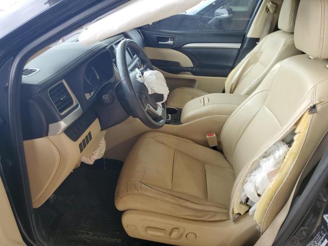 5TDKKRFH8FS069173 - 2015 TOYOTA HIGHLANDER XLE BLACK photo 7