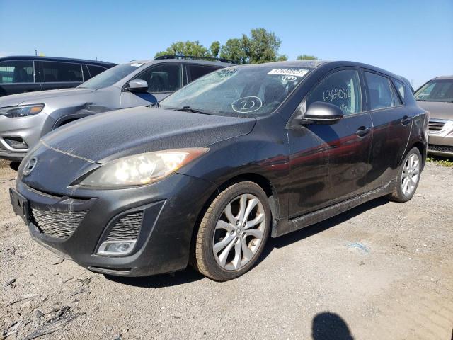 JM1BL1K54B1403667 - 2011 MAZDA MAZDA3 S GRAY photo 1