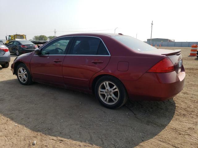 1HGCM56846A162665 - 2006 HONDA ACCORD EX MAROON photo 2