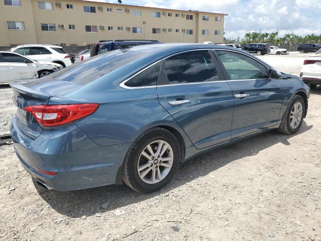 5NPE24AF0GH404388 - 2016 HYUNDAI SONATA SE BLUE photo 3