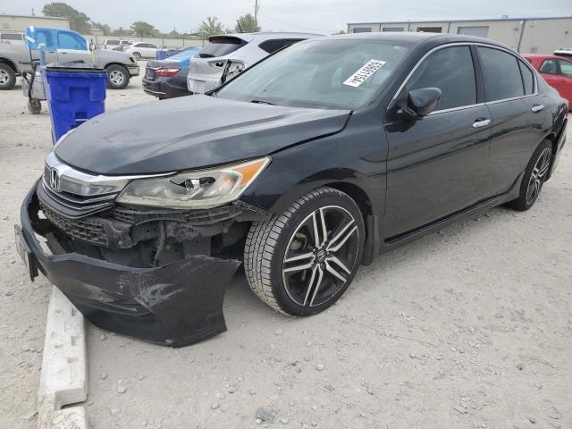 1HGCR2F61HA116793 - 2017 HONDA ACCORD SPORT BLACK photo 1