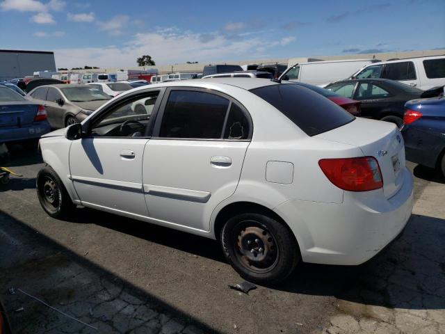 KNADH4A37A6673843 - 2010 KIA RIO LX WHITE photo 2