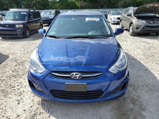 KMHCT4AE4GU090824 - 2016 HYUNDAI ACCENT SE BLUE photo 5