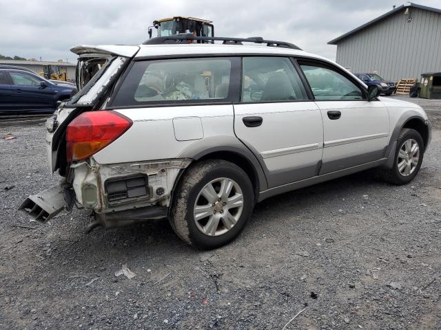 4S4BP61C857362619 - 2005 SUBARU LEGACY OUTBACK 2.5I WHITE photo 3