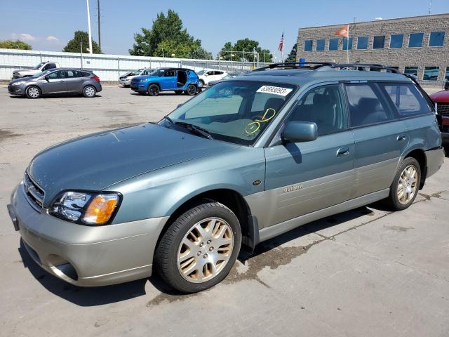 4S3BH806X17633568 - 2001 SUBARU LEGACY OUTBACK H6 3.0 LL BEAN GREEN photo 1