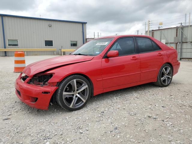 JTHBD192040085594 - 2004 LEXUS IS 300 RED photo 1