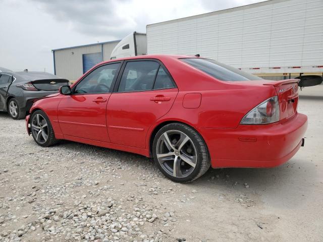 JTHBD192040085594 - 2004 LEXUS IS 300 RED photo 2