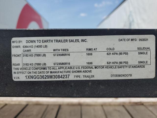 1XNGG3629M3084237 - 2021 ARO TRAILER BLACK photo 10