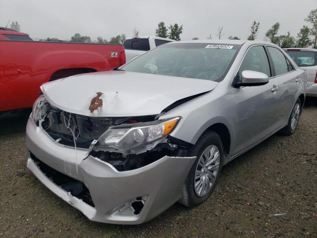 4T4BF1FK6ER443079 - 2014 TOYOTA CAMRY L SILVER photo 2